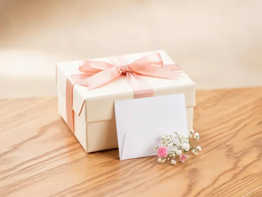 Gift ready candle box