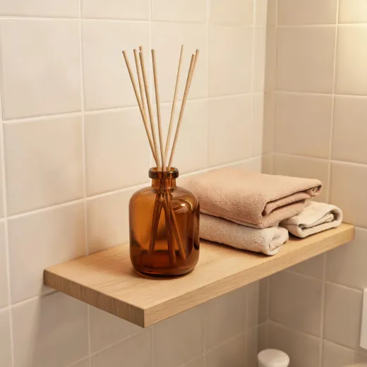 Reed diffuser amber glass