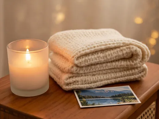 State inspired scented candle