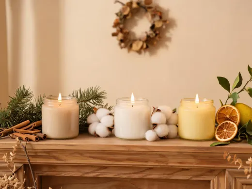 Seasonal candle collection