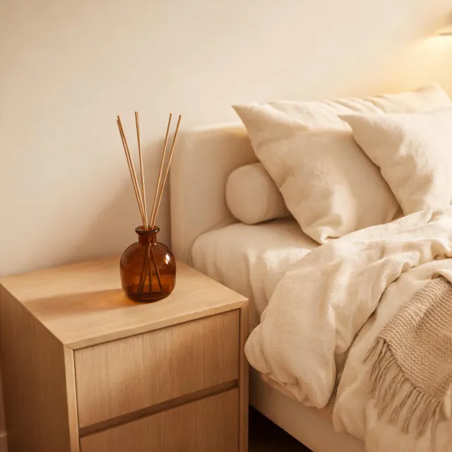 Diffuser in bedroom
