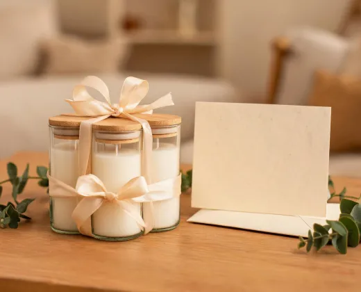 Housewarming gift candle